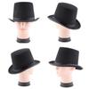 Black Prom Party Formal Top Hat Magician Hat Gentleman Hat Party Costume Hat