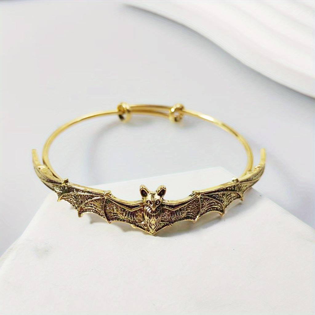 [Vintage Bat Shape Bracelet] Boho Halloween Bat Shape Vintage Statement Fashion Bracelet | Women Party Favors