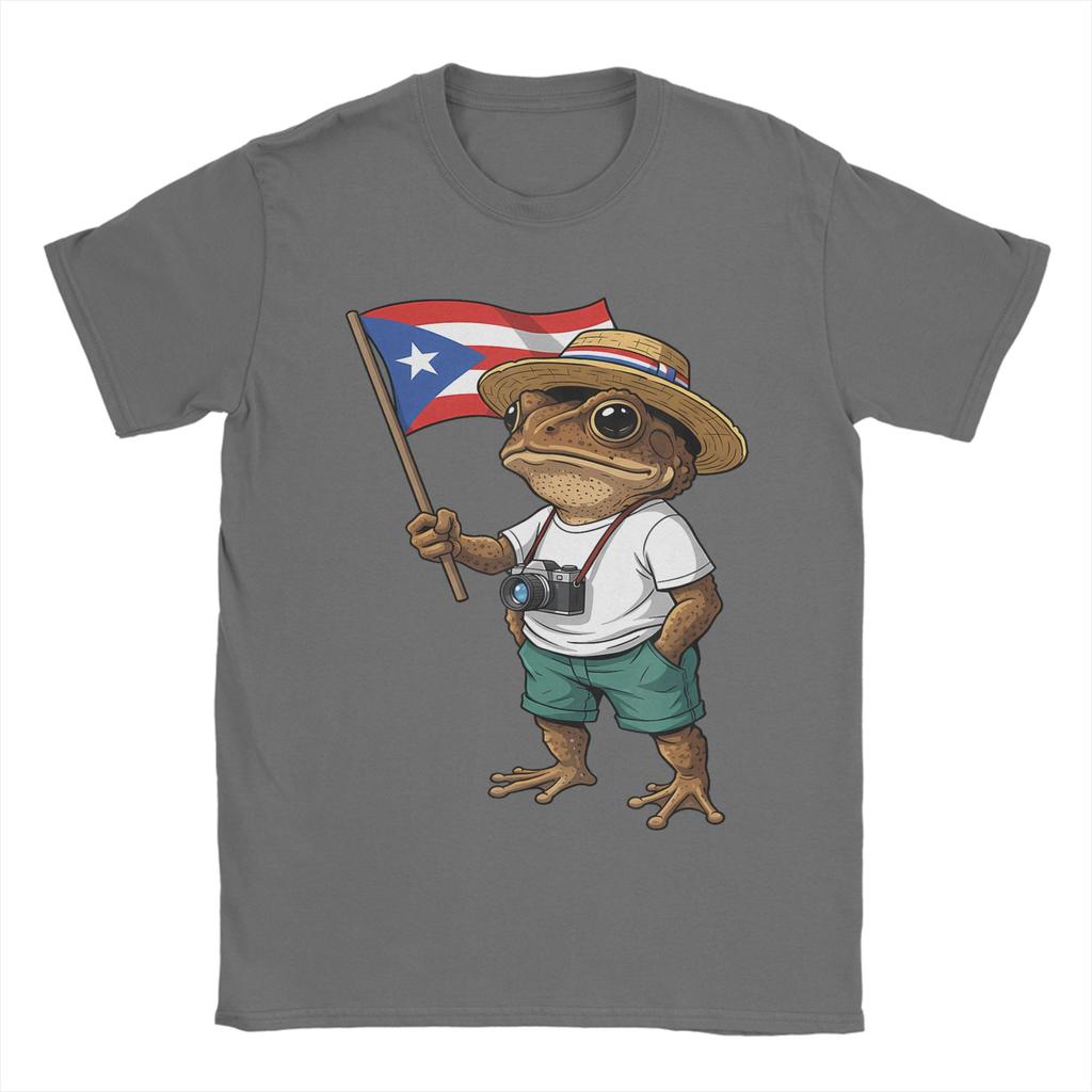 Bad Bunny Puerto Rico Coqui Frog Boricua Puerto Rican Flag Taino  TShirt T Shirts Unisex 100 Cotton Tees Short Sleeve Tops