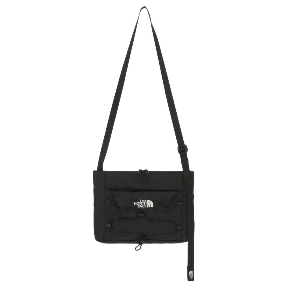 The North Face Borealis Logo Nylon Shoulder Crossbody Bag Unisex Shoulder Bags Black NN2PR56A Black