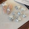 1Pcs Zircon Pearl Nail Diamond Nails Decoration Nail Rhinestone Shiny Nail Gems Jewelry Nail Charm Diy Accessories
