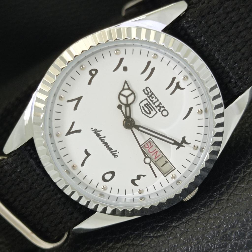 REFURBISHED VINTAGE SEIKO 5 AUTOMATIC 6309A JAPAN MENS ARABIC WATCH a441491-5 Sk-a441491