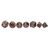 7pcs Role Playing Polyhedral Dice Set Zinc Alloy Dice for Table Board Playing Games