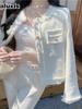 Year Spring Autumn Versatile White Small Fragrance Wind Jacket Women Special Design Slim Fit Trendy Top