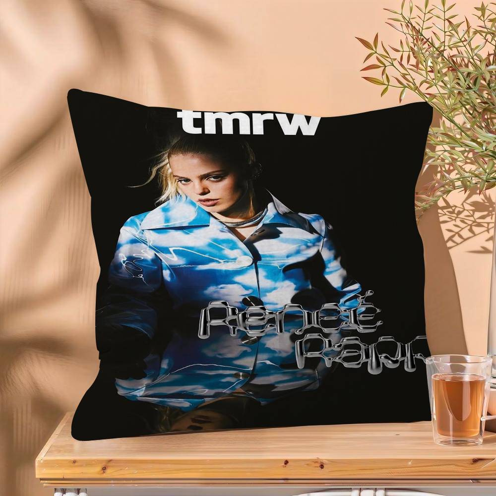 Pop Singer Actor Renee Rapp Personalized Pillow Cover Kids Bedroom Wild Party Decor Pillowcase Kid Birthday Shower Gift