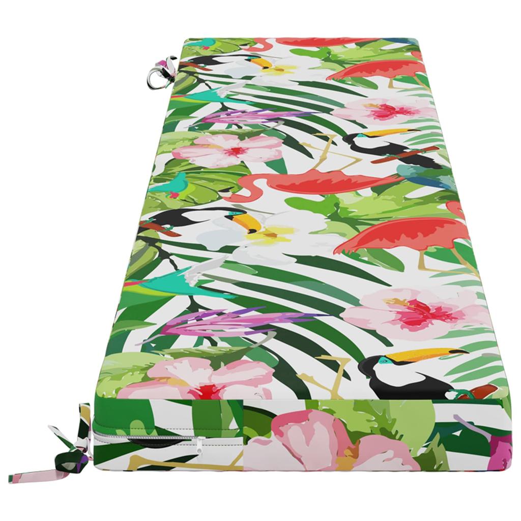 2 Piece Bench Cushion Set SOEST 2 Pcs. 100percent Polyester Multicolor