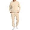 Men's Casual Pullover Hoodie Sweatshirt Set - Loose Track Suit