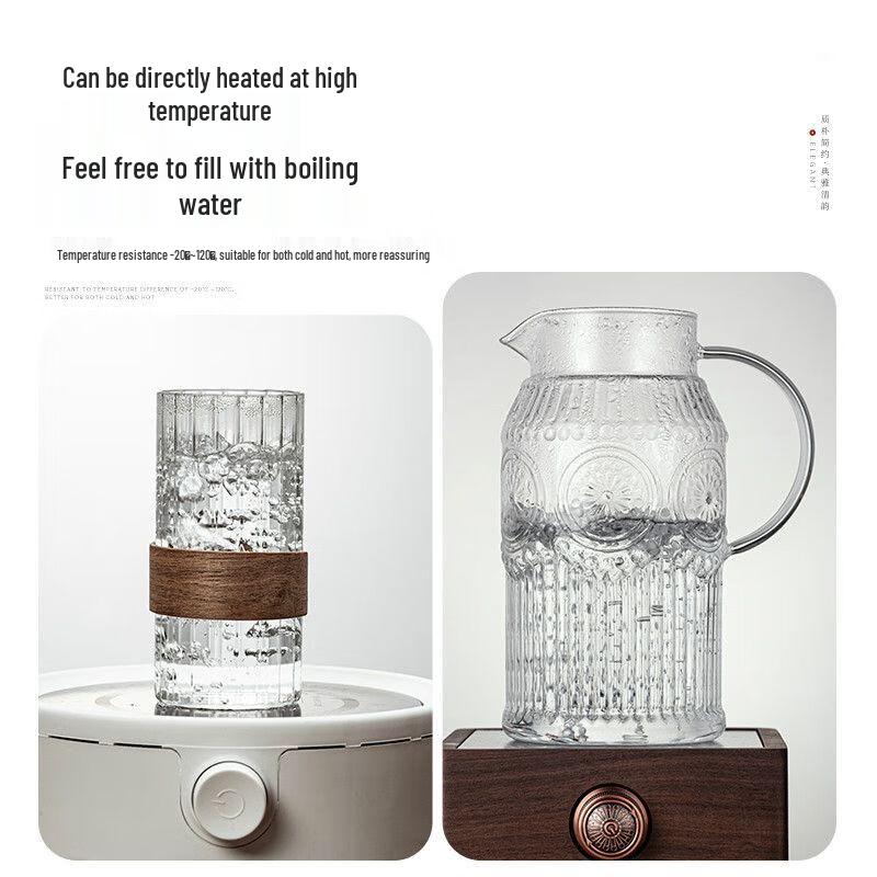 Naijiang Heat-Resistant Glass Pitcher & Cup Set