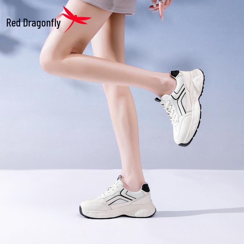 Red Dragonfly Women's Summer Casual Sporty Thick Sole Breathable Mesh Dad Shoes