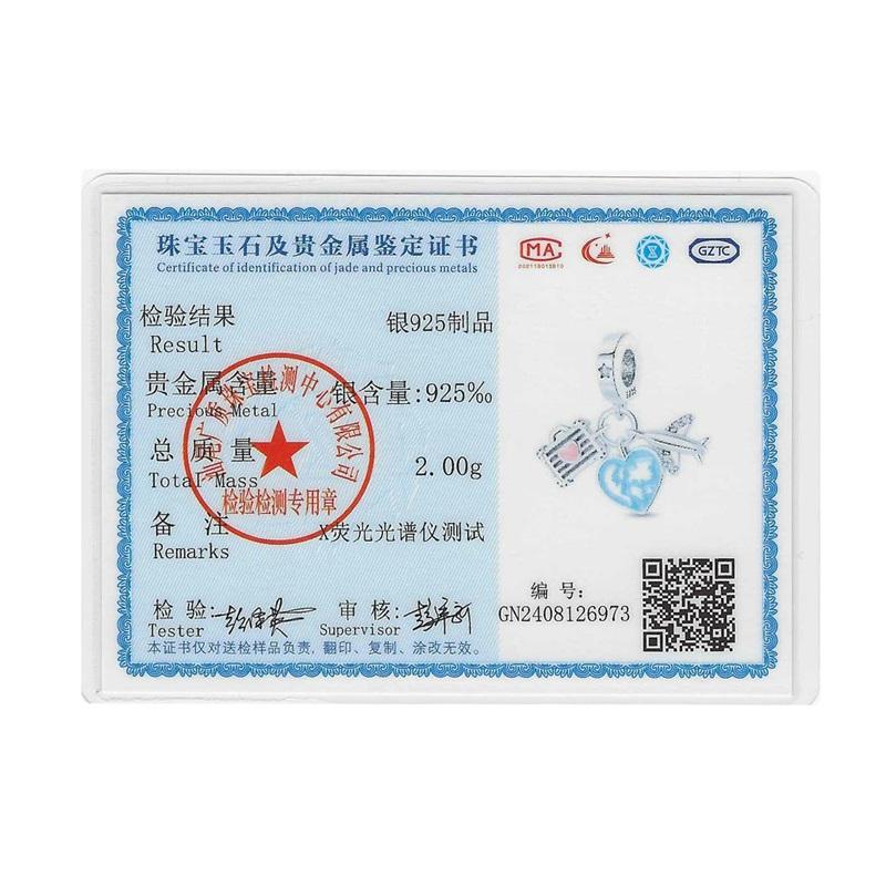 Charms Copper Romantic Ice And Snow Glass Beads Charms Fits 3Mm Original Bracelet Necklace Womens Diy Fine Jewelry Gift New