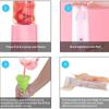 100/60/20 stk engangs ispopformpose Stor fryseispinne forseglede poser DIY Juice Yoghurt Smoothie Bag med trakt iskremverktøy