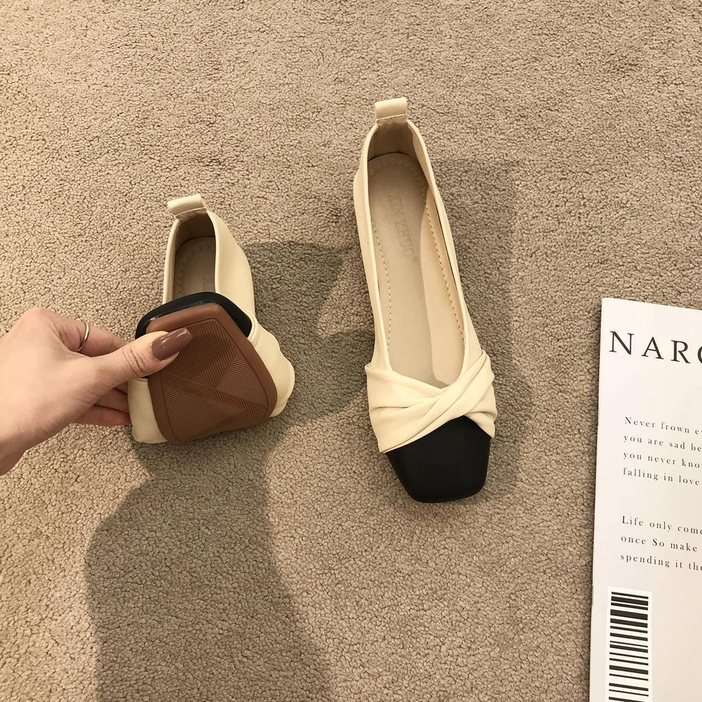 Gentle Soft-soled Single Shoes Ladyshoes Spring and Autumn with Skirts Flat-soled Mary Jane Casual Women's Shoes