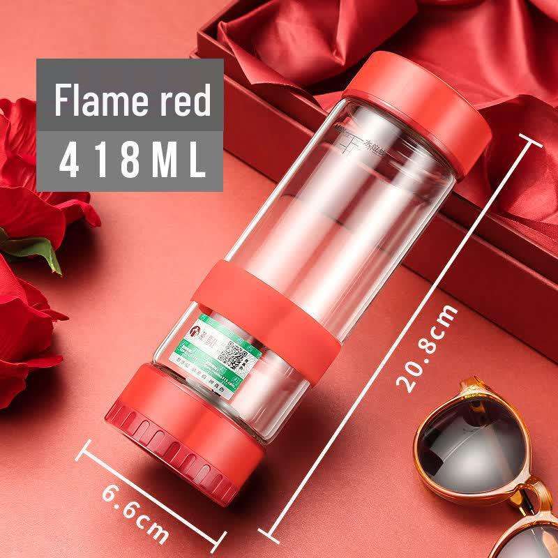 FUGUANG Tea Master TMB211 418ml Single-Layer Glass Tea Infuser Bottle