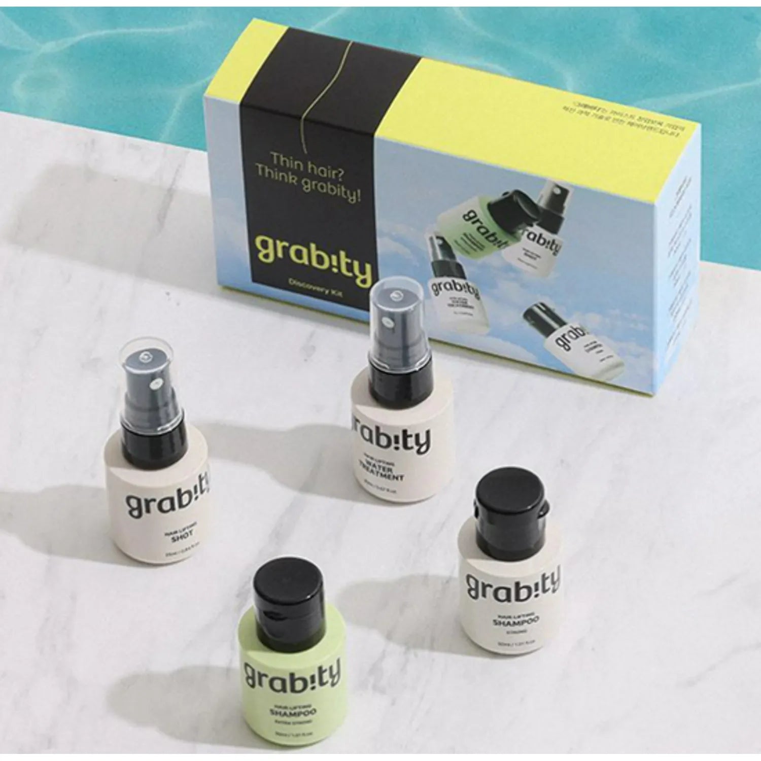 grabity Discovery Kit (Shampoo 30ml 2P+Treatment 20ml+Lifting Shot 25ml) Discovery Kit