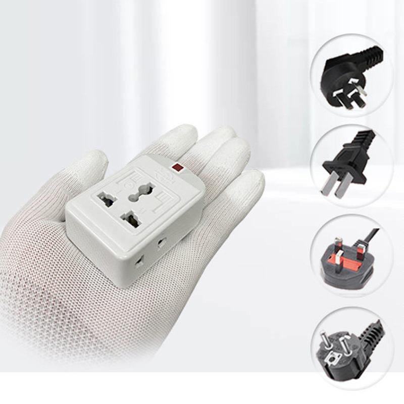 Schuko Plug Power Strip 3-Outlet 7-Hole German Standard Outlet Socket Home Electronics Extension Cord 0.3/0.5/1/2/3M