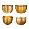 Brass Feng Shui Bowl Chinese Character Fu Collectible Ornament Treasure