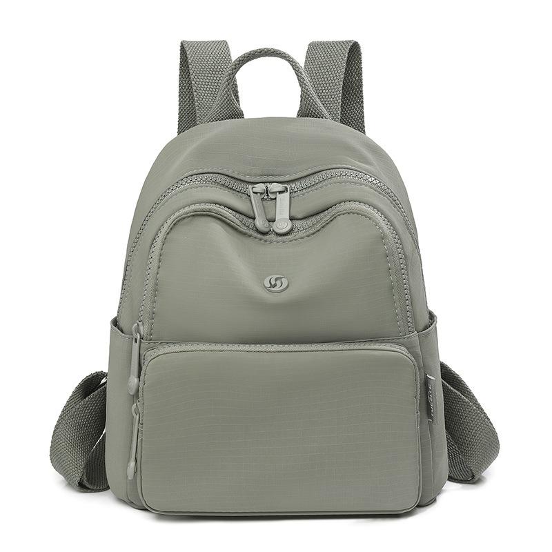 

Нейлоновый рюкзак Женский модный дорожный рюкзак Большой вместимости Студенческий школьный рюкзак Для прогулок Мамина сумка светло-зеленый