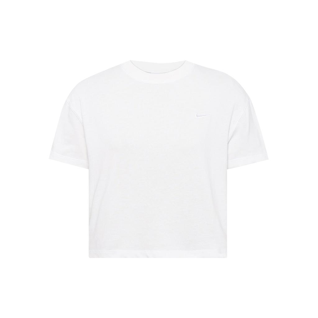Nike Embroidered Logo Cotton Tee Women Tops White DA0324-121