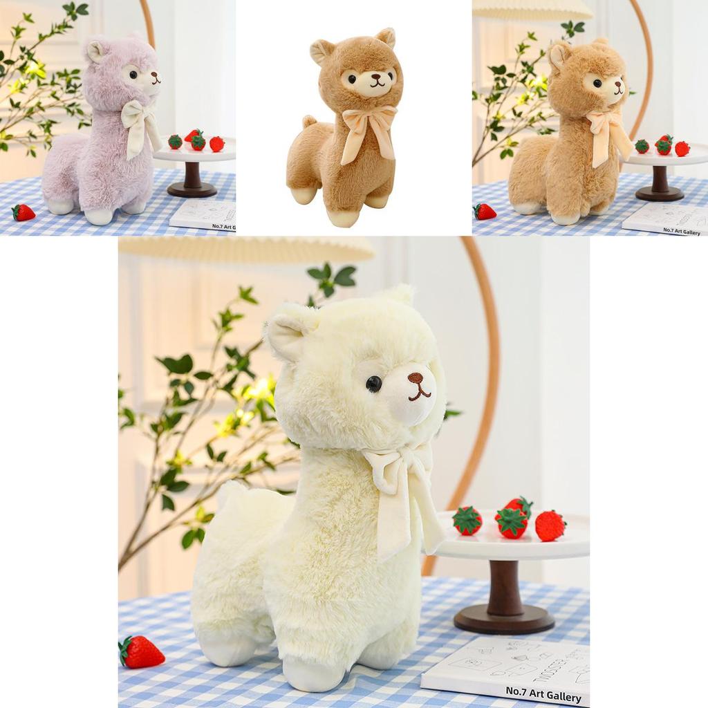 Disney Alpaca Plush Toy With Pp Cotton Filling For Girls Bedroom Decor