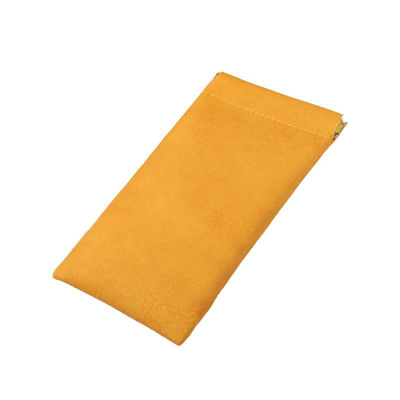 Women's Portable Compression-Resistant Sunglasses Case with Automatic Closure