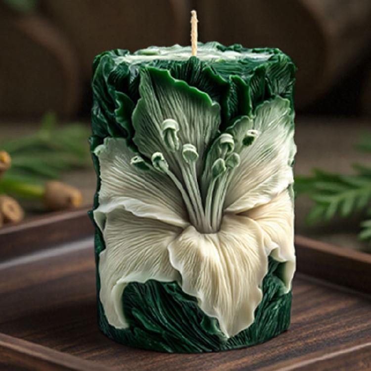 Artistic Silicone Flower Candle Mould For Handmade Gift And Stylish Home Accessories