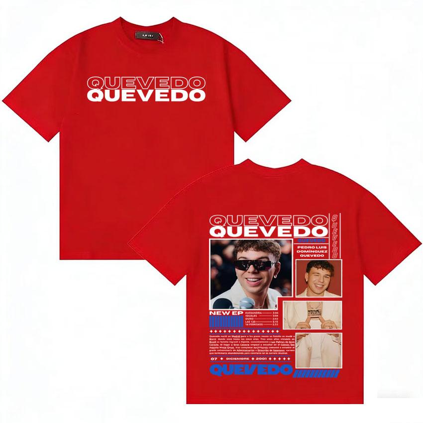 

Rapper Quevedo Buenas Noches T Shirts Unisexs Clothing High Quality Tshirt Street Short Sleeve Aesthetic Oversized Y2K Tee Shirts S