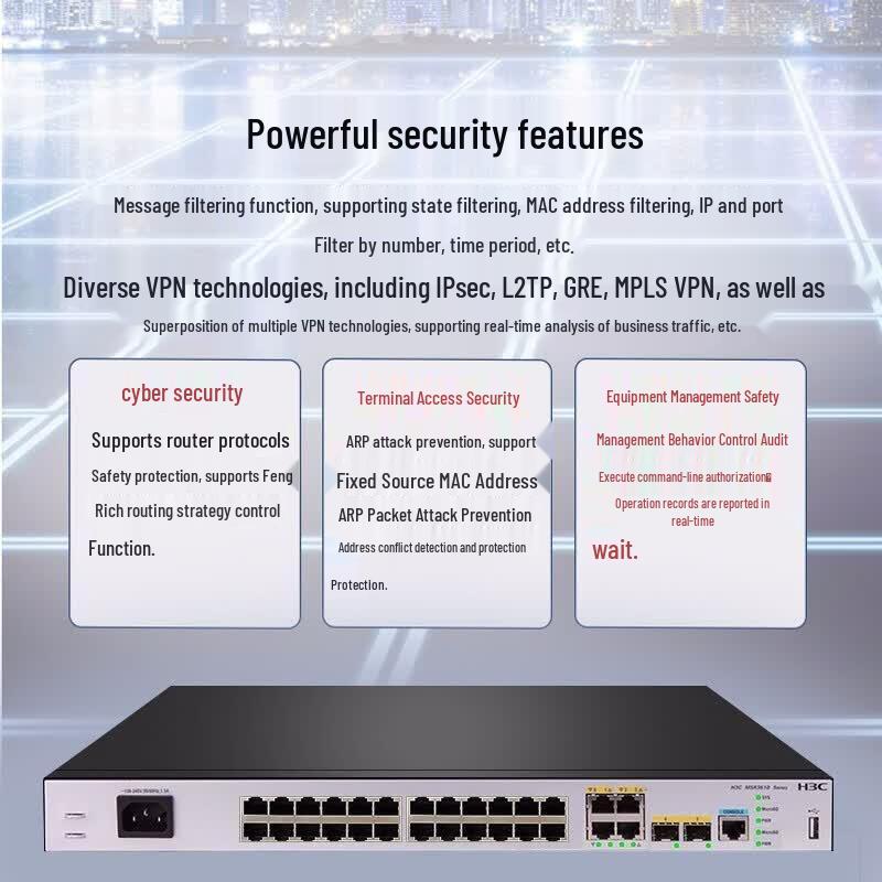 H3C MSR3600-28-XS Enterprise Gigabit Router Switch (CN version)