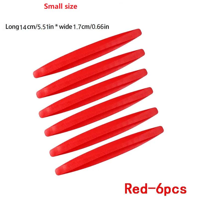 6/4Pcs Anti-collision Car Bumper Protector Large/Small size Strip Guard Corner Protection Strips Scratch Crash Blade Auto Tools