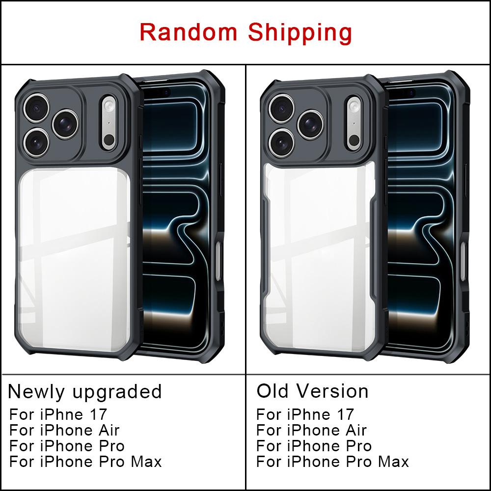 

Чехол Xundd для iPhone 17 Pro Max Для iPhone Air 17 17 Pro Чехол Амортизирующий Акрил и ТПУ Прозрачная задняя крышка с Магнитным кольцом Acylic and TPU&just Case&iPhone17 Pro Max