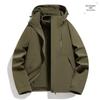 6XL Unisex 3-in-1 Ski Jacket Set: Thickened, Detachable for Autumn/Winter