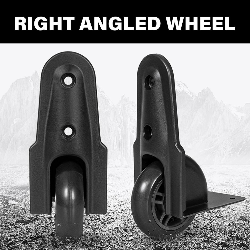 Luggage Wheel Repair Kits 2Pcs Black PVC Quiet Rotating Replacement Wheels for Travel Bag Suitcase Directional Wheels
