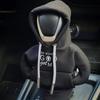 Car Shifter Boot Cover Hoodie Shape Elastic Decor Mini Hoodie Gear Shift Cover For Women Men Driver Adults Halloween Vehicle