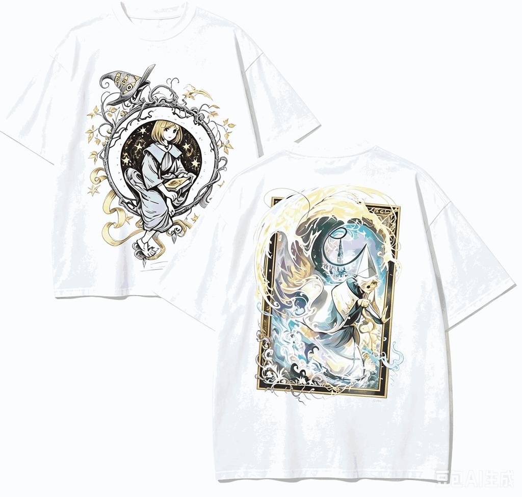Witch Hat Atelier Anime Lover TShirt Harajuku Cotton NewModel High Street Retro Fashion Oversized Unisex Hot Product Classic