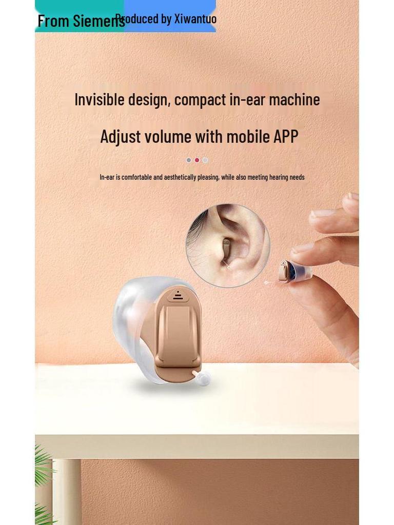 Listeron Yuanximen Wireless Hearing Aids: Invisible In-Ear & Behind-the-Ear for Young & Elderly Deafness