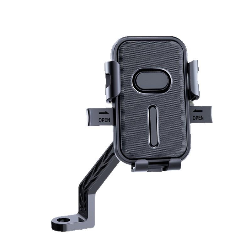 Motorrad-Rückspiegel-Handyhalter - Stoßfester Anti-Wackel-Lenkerhalter für die Navigation