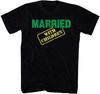 Married with Children Logo Cotton Men T Shirt BLK Mens Retro TV Show AL Bundy TEE