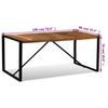Dining Table Reclaimed Solid Wood 180 cm