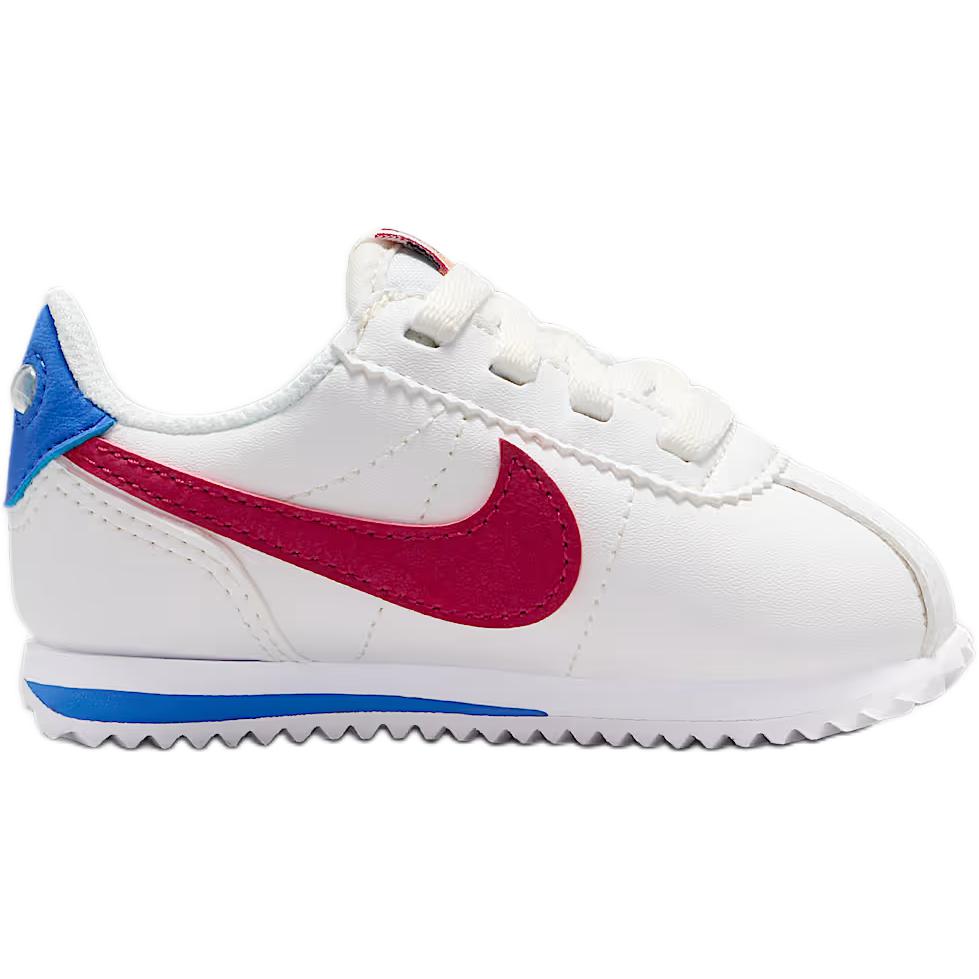 New Nike Cortez EasyOn Abrasion Resistant Low Top Toddler Shoes White Infant And Toddler IH7659-100