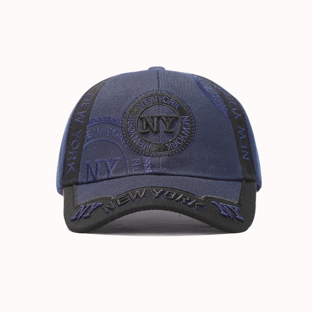 Spring and Summer New Peaked Cap 3D Three-dimensional Embroidery Letter Baseball Cap Sports Racing Cap for Men and Women