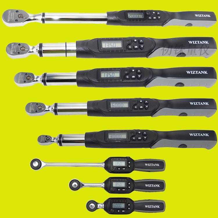 Interchangeable Ratchet Head Digital Torque Wrench with Torque Meter Other accessories