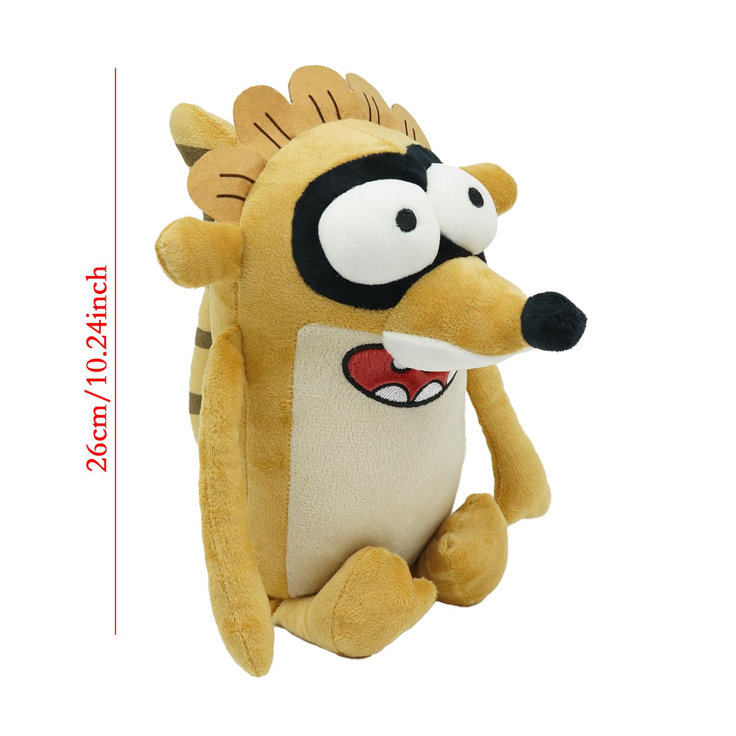 Treasuringu Neue Cartoon Mordecai Plüschtiere Kawaii Rigby Stoffpuppen Benson Plüschtier Weiches Kissen Heimdekoration Geburtstagsgeschenke