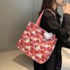 Large-capacity bag women's 2025 spring and summer new cute versatile shoulder bag love portable commuter tote bag