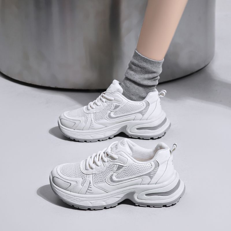 Lady Fitness Damen Atmungsaktive Sneaker Frau Freizeitschuhe Dämpfung Weiblich Bequem Low Top Socken-Sneaker Rutschfest Laufschuh