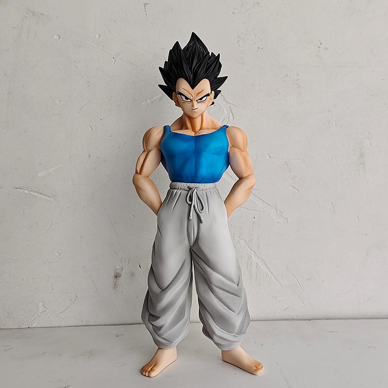 

26Cm Vegeta Anime Figurine Blue Coat Vegeta Standing Action Figurine Pvc Statue Figurine Toys Ornament Decoration Present with box