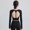 Youyou Premium Backless Long-Sleeve Yoga & Dance Top