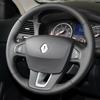 For Renault Laguna 3 Latitude Renault Samsung SM5 SM7 2009-2018 Hand-stitched Black  Leather Car Steering Wheel Cover