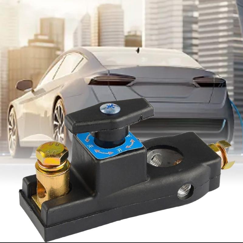 12V/24V Battery Disconnect Switches for Vehicle Power Failure Switches Metal Switches Battery Terminals Anti Leakage