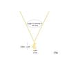 Stainless Steel Elegant Cat Pendant Necklace, Hypoallergenic No Fade Simple Cute Kitten Charm for Women