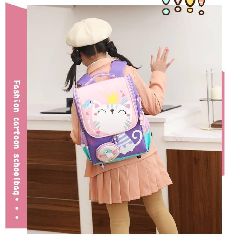 Cute Cartoon Toddler Backpack For Boys And Girls With Breathable Nylon Material