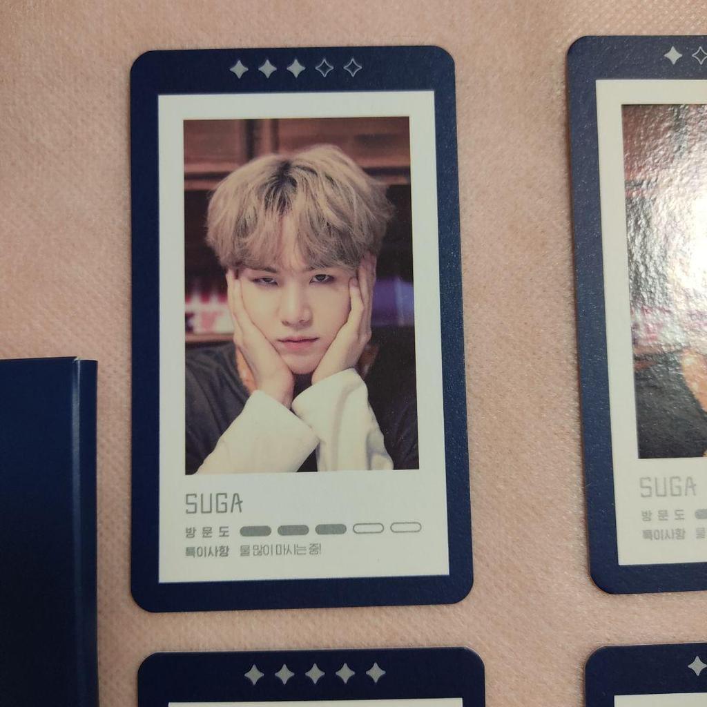 [USED] SUGA Guestbook Card MAGIC SHOP BTS